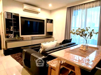 คอนโดให้เช่า : คอนโด 2-ห้องนอน ที่ วิลล่า อโศก ใกล้ MRT เพชรบุรี (ID 2680189)