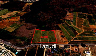 ที่ดิน ปราณบุรี ประจวบคีรีขันธ์ : ขายที่ดินแปลงใหญ่ 12 ไร่ ติดถนน ติดเขา วังพง ปราณบุรี