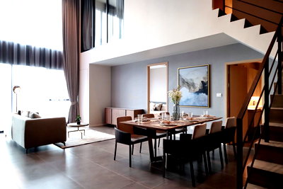 Condos for rent Shrewsbury International School : For Rent - The Lofts Silom , Super Luxury Duplex 2 bedroom 2 bathroom