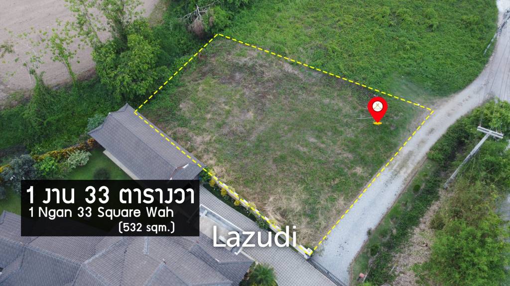รูป ขายที่ดิน 1 งาน 33 ตรว.ใกล้กับตัวเมืองเชียงราย - รูปที่ 2/11
