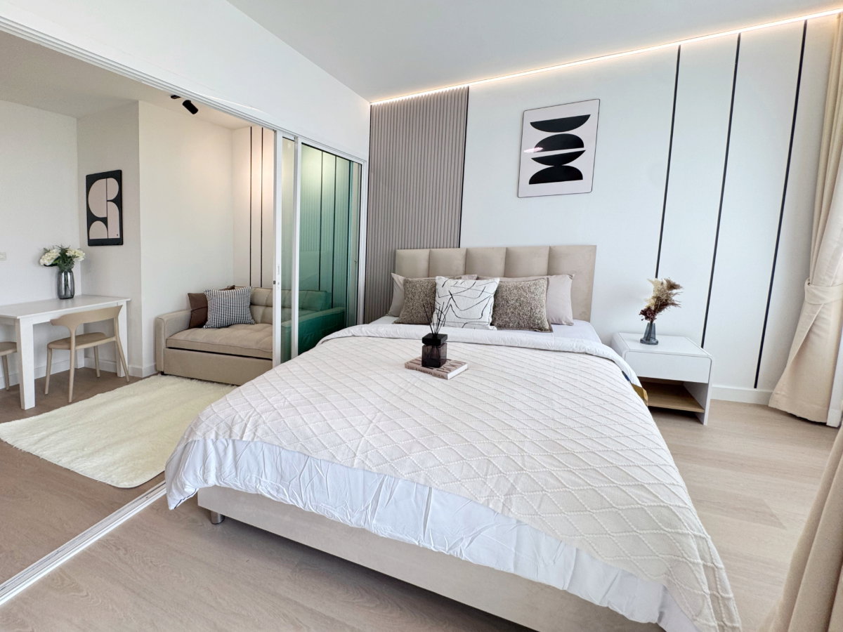 ขายคอนโด ไอริส แอเวนิว ลาดกระบัง ห้องสวย พร้อมเฟอร์นิเจอร์ใหม่หมด