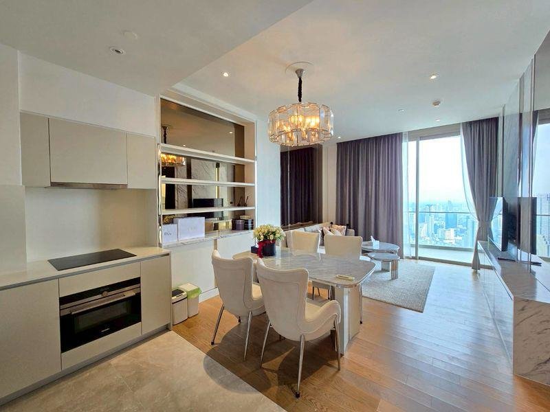 รูป LTHC14530 – Condo for Rent | Magnolias Waterfront Residences | 95 sqm | 2 Beds 2 Bath | Near BTS Charoen Nakhon | 120K/Month  - รูปที่ 8/9