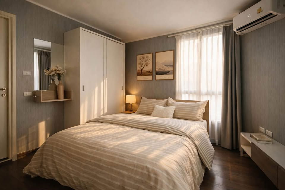 รูป ขาย ดีเวียงสันติธรรม คอนโด ใกล้คูเมืองเชียงใหม่ ราชภัฎเชียงใหม่ ห้องมุม วิวสวย โทร 082-3899314 (บู) - รูปที่ 7/17