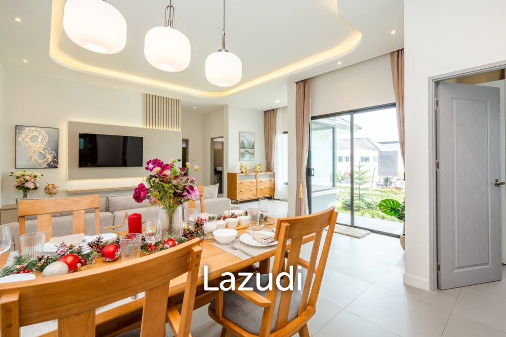 รูป 129 sqm modern 3 bedroom house in Cha-Am FullRich Asset Phase 9 - รูปที่ 9/40