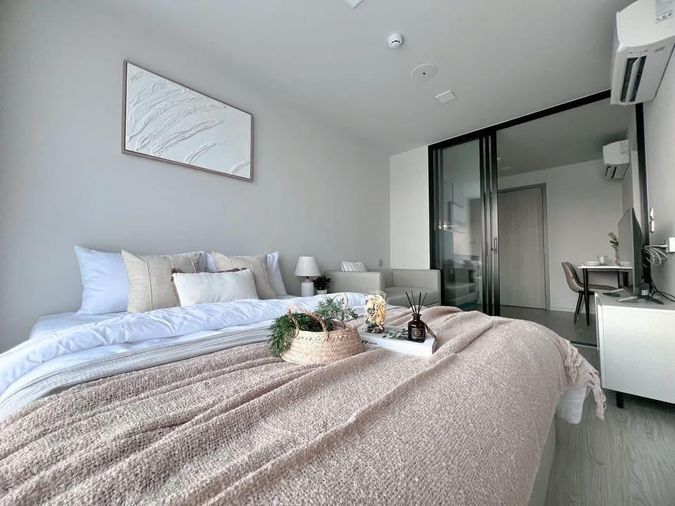 ✅ 100% Brand New | Beautifully Decorated Unit Condo for Rent at Atmoz Oasis Onnut 🚆 Near MRT Srinuch (Sri Nut Station)