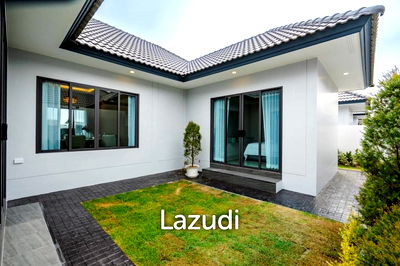 บ้านเดี่ยว ม.เวบสเตอร์ (ประเทศไทย) : Modern 120 sqm 3-Bed Detached Home in Cha-Am with Courtyard Yard