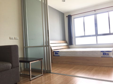 เช่า LPN ลุมพินี สุขุมวิท 77-2 ตึกแรก  26 ตรม.ห้องมุม ชั้นสูง (มีเซเว่น, ซักรีด, ห้องสมุด ใต้ตึก) ทิศตะวันออก ใกล้รถไฟฟ้า BTS อ่อนนุช