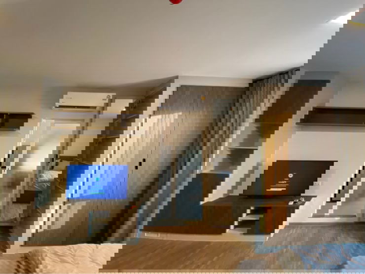 รูป ให้เช่า Dcondo Tann-Charan ( ดีคอนโด ธาร จรัญฯ)สตูดิโอ  ตกแต่งครบครัน แถวปิ่นเกล้า รพ ศิริราช พร้อมเข้าอยู่ได้ทันที - รูปที่ 2/6