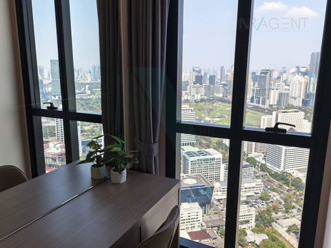 🚩 For Rent Condo ASHTON CHULA - SILOM Building 1, Floor 54,1 bed room, Room size 35 sqm