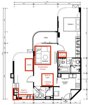 คอนโด 2-ห้องนอน ที่ แอชตัน สุขุมวิท 41 ใกล้ BTS พร้อมพงษ์ (ID 2578120)