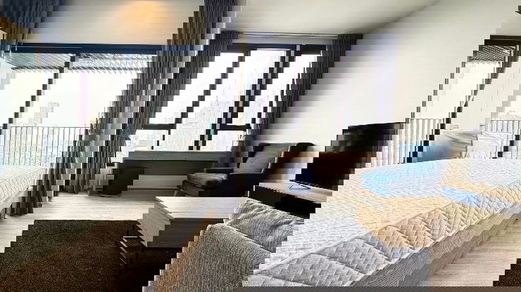 รูป ให้เช่า คอนโดหรูย่านเอกมัย แต่งครบ พร้อมเข้าอยู่ 10 มี.ค. 69 ใกล้🚆 BTS เอกมัย - รูปที่ 2/8