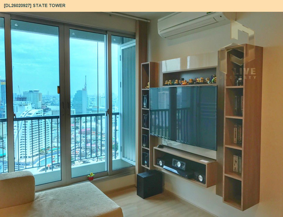 รูป DL26020927 ให้เช่าคอนโด สเตท ทาวเวอร์ (State Tower) ใกล้ BTS สะพานตากสิน พร้อมเข้าอยู่ โทรด่วน 0800343450 LineID @655ebbvc - รูปที่ 6/10