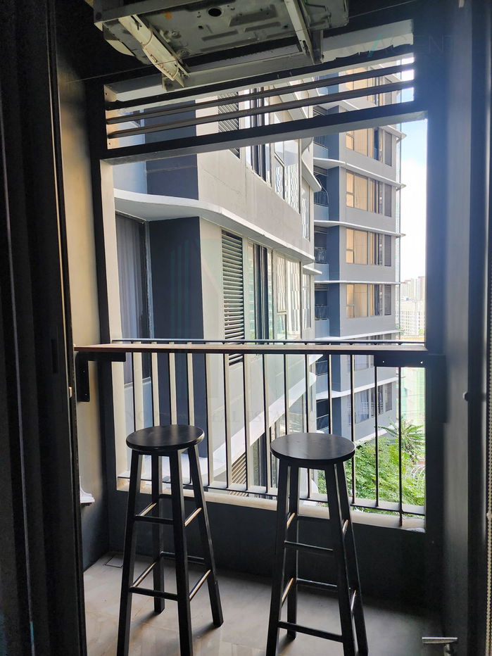 รูป 🚩 ให้เช่าคอนโด ไอดีโอ โมบิ อโศก อาคาร 1 ชั้น 10 1 ห้องนอน ขนาด 27 ตรม ใกล้ สิงห์ คอมเพล็กซ์ - รูปที่ 8/8