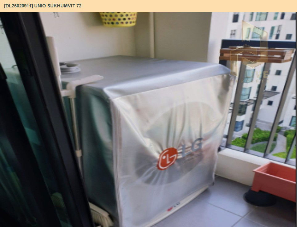 รูป DL26020911 ให้เช่าคอนโด ยูนิโอ สุขุมวิท 72 (UNiO Sukhumvit 72) ใกล้ BTS แบริ่ง พร้อมเข้าอยู่ โทรด่วน 0653619502 LineID @897iyzll - รูปที่ 7/8