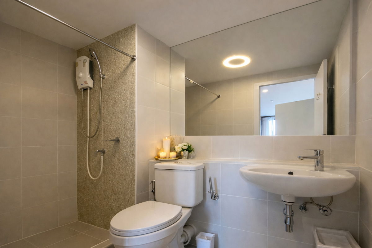 รูป 🍀🍀🍀Prime condo Location 🚆ให้เช่า📍 เดอะทรี อ่อนนุช สเตชั่น  🌹🌹 (Line:@rent2022) พร้อมเข้าอยู่ ✨ A10785  - รูปที่ 8/10