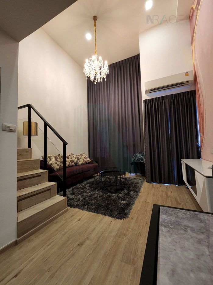 รูป 🎉 ให้เช่าคอนโด เดอะ ริช พระราม 9-ศรีนครินทร์ อาคาร 1 ชั้น 29 Duplex ขนาด 36.00 ตรม ใกล้ Lotus พัฒนาการ - รูปที่ 4/8