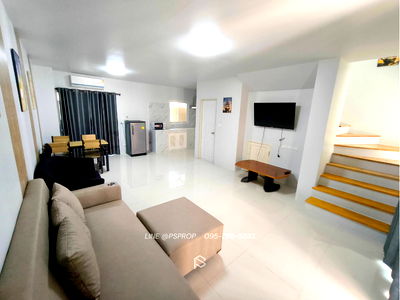 เช่าทาวน์โฮม ชลบุรี : ให้เช่า โครงการ วิลล่า มารอค บางแสน  #HR0024 เหมือนอยู่บ้านพักตากอากาศ 🥂  สไตล์บ้านโมรอคโค 🏜