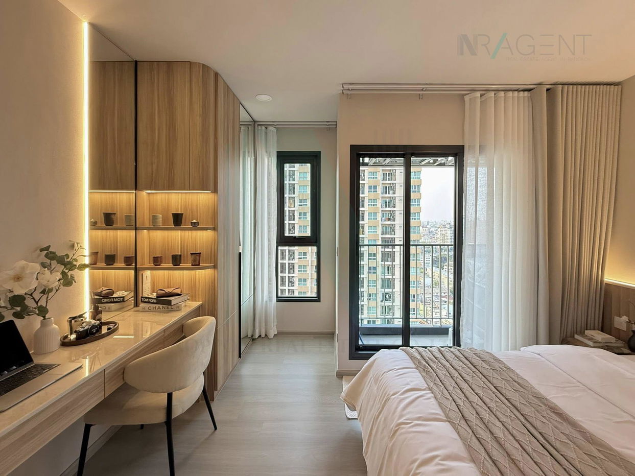 รูป ให้เช่าคอนโด แอสปาย อ่อนนุช สเตชั่น อาคาร 1 ชั้น 24 1 ห้องนอน ขนาด 31 ตรม ใกล้ Lotus สุขุมวิท 50 - รูปที่ 6/8