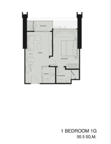 1-bed condo for sale, 50.5 sqm, Wan Veyla Na Chaopraya