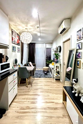 Condos for sale Rattanathibet Medical Center Hospital :  Condo next to the BTS. Beautiful, move-in ready unit . Special offer. Bang Khen, Mueang Nonthaburi. Size: 34.76 sq.m.