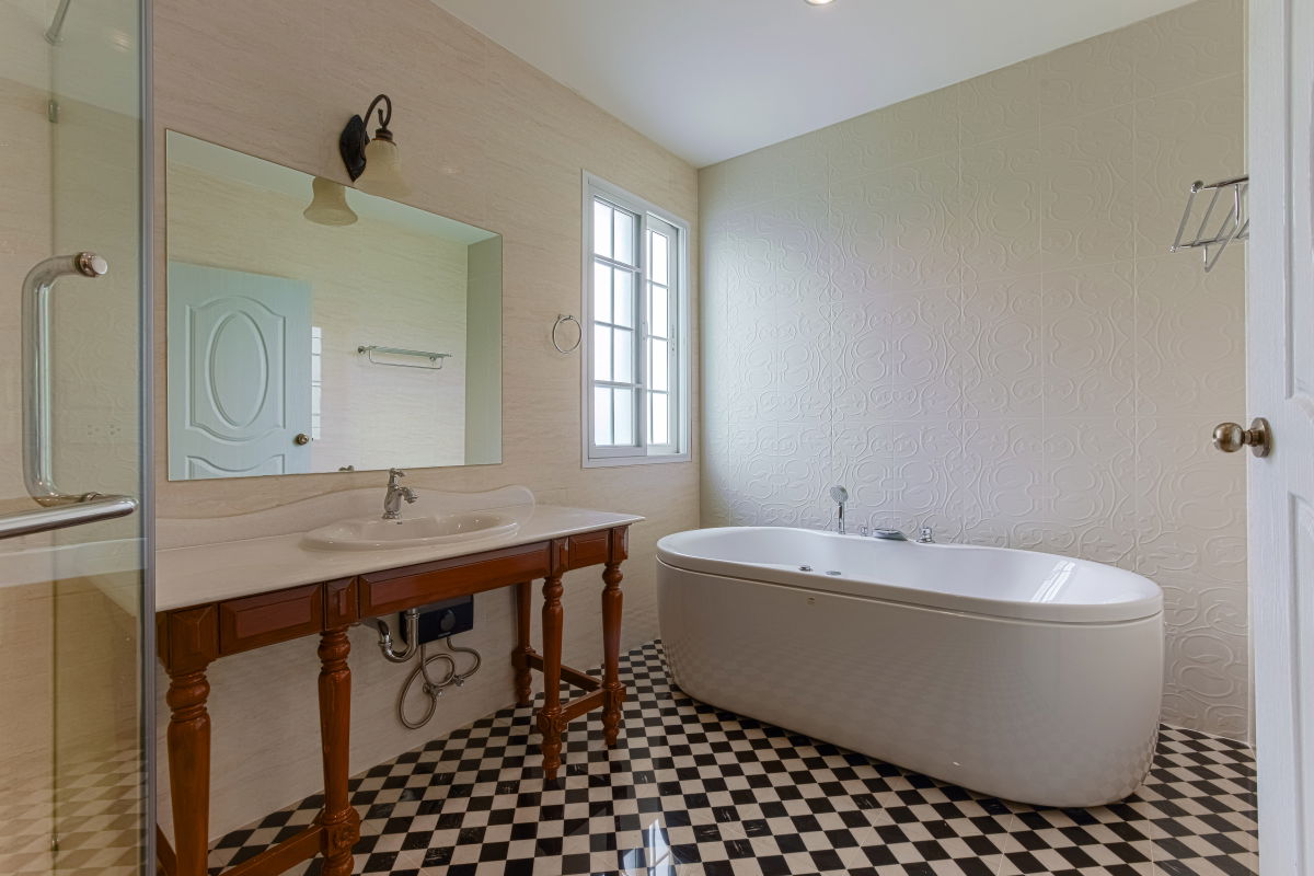 รูป บ้านเดี่ยวหลังใหญ่ สไตล์ยุโรป ย่านบางนา พร้อมให้เช่า - รูปที่ 54/55