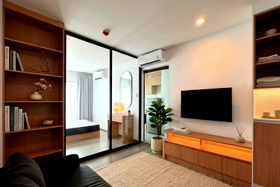 Condos for rent : ‼️Owner post‼️ Regent Home Wutthakat, Building A, minimal style, fully furnished, ready to move in, next to BTS Wutthakat, price 12,000/month.