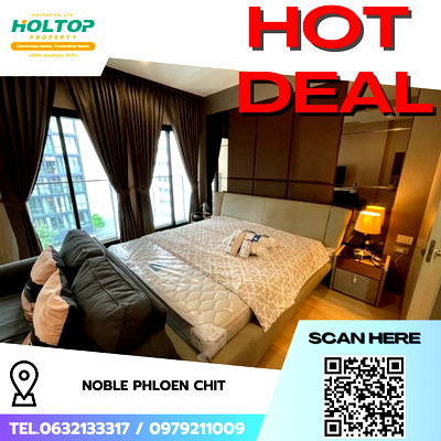 คอนโดให้เช่า : #R9471   🎉 010369 ให้เช่าคอนโด Noble Phloen Chit