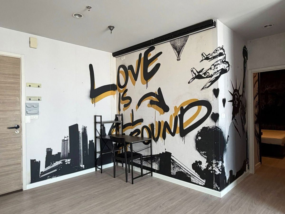 รูป 🟢ห้องสวย!! พร้อมเข้าอยู่!! 🟢ไฮฟ์ ตากสิน 2 ห้องนอน ใกล้ BTS วงเวียนใหญ่ สอบถาม📱ADD LINE @572aurac แอดมินตอบไว✨ - รูปที่ 5/9