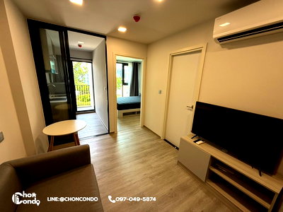 เช่าคอนโด ตลาดหนองมน : Kave universe บางแสน ชั้น6 ------- วิวสระ --------Tel 097-049-5874 (Line: @choncondo มี@ด้วย)