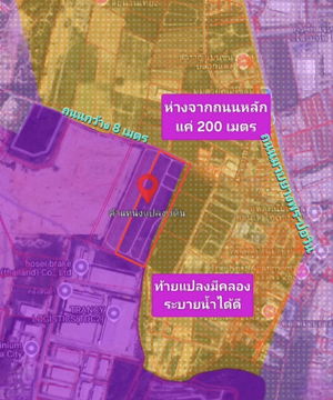 ขายที่ดิน 29 ไร่ 3 งาน 96 ตรว ติดนิครมอมตะซิตี้ ระยองผังสีม่วงเข้ม