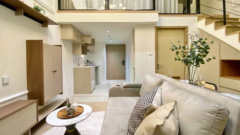 ให้เช่าคอนโด ณ รีวา เจริญนคร อาคาร 1 ชั้น 16 Duplex ขนาด 30.00 ตรม ใกล้ Iconsiam