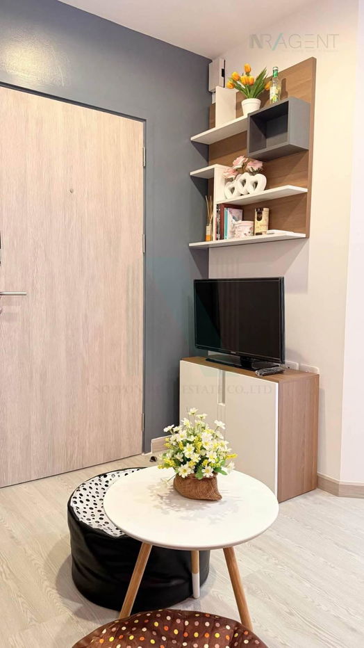 รูป 🎉 ให้เช่าคอนโด ไอดีโอ โมบิ จรัญ-อินเตอร์เชนจ์ อาคาร 1 ชั้น 12A 1 ห้องนอน ขนาด 22 ตรม ใกล้ ฟู้ดแลนด์ซุปเปอร์มาร์เก็ต - รูปที่ 3/8