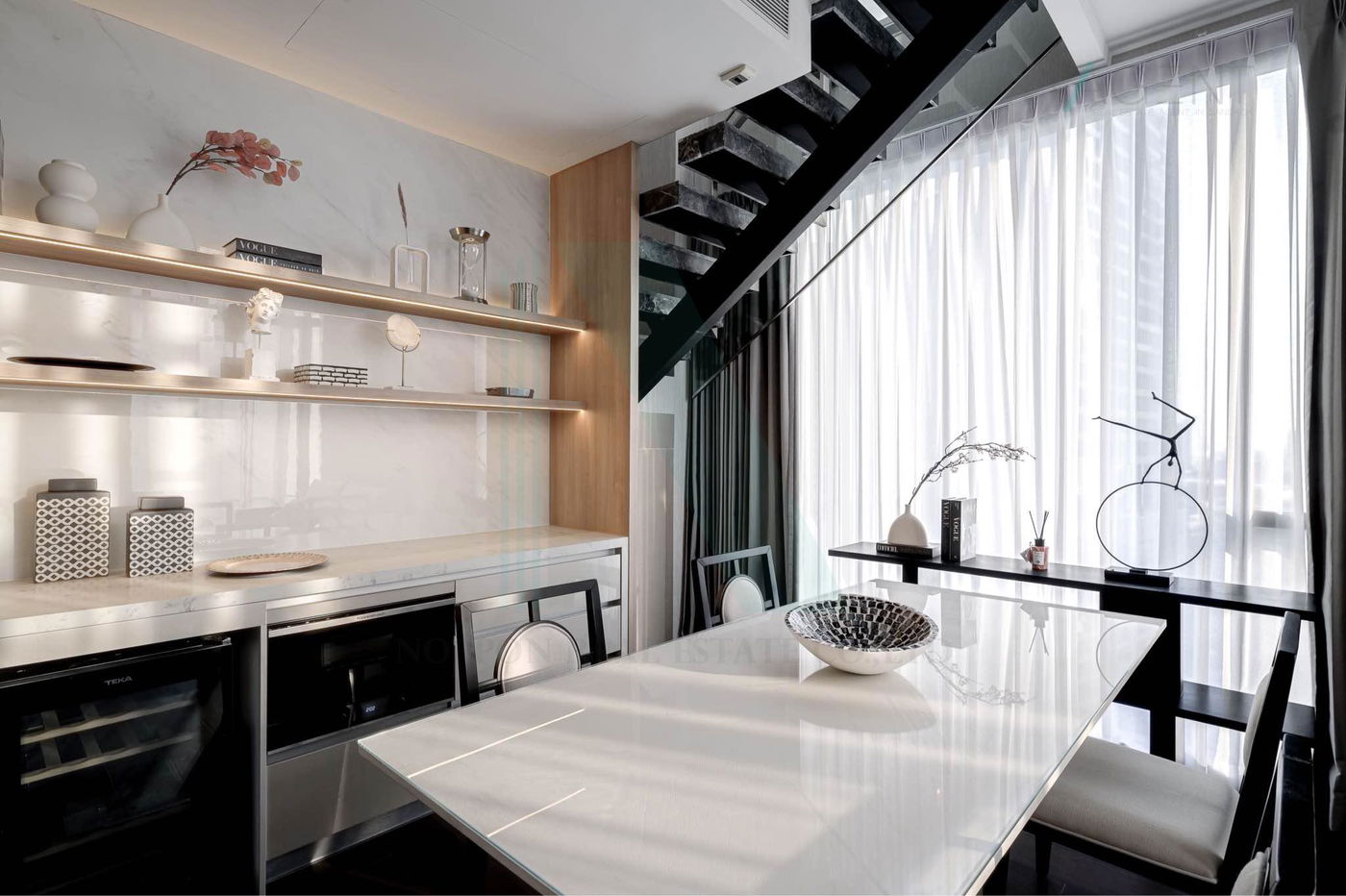 รูป ให้เช่าคอนโด ลาวีค สุขุมวิท 57 อาคาร 1 ชั้น 11 Duplex 2 ห้องนอน ขนาด 98.00 ตรม ใกล้ ท้องฟ้าจำลอง - รูปที่ 6/8