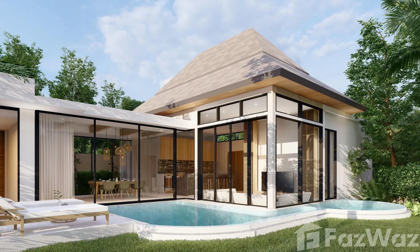 รูป ขาย วิลล่า 3 ห้องนอน ในโครงการ เรดวูดเฮาส์ แอด ย่าจัน 1998171 - รูปที่ 2/19