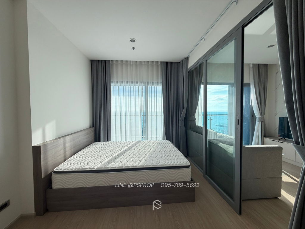 รูป คอนโดเช่าบางพระ ใกล้ตลาดหนองมนติดถนนสุขุมวิท The Symphony Condo✅ พร้อมเข้าอยู่ #CR0376 - รูปที่ 4/17