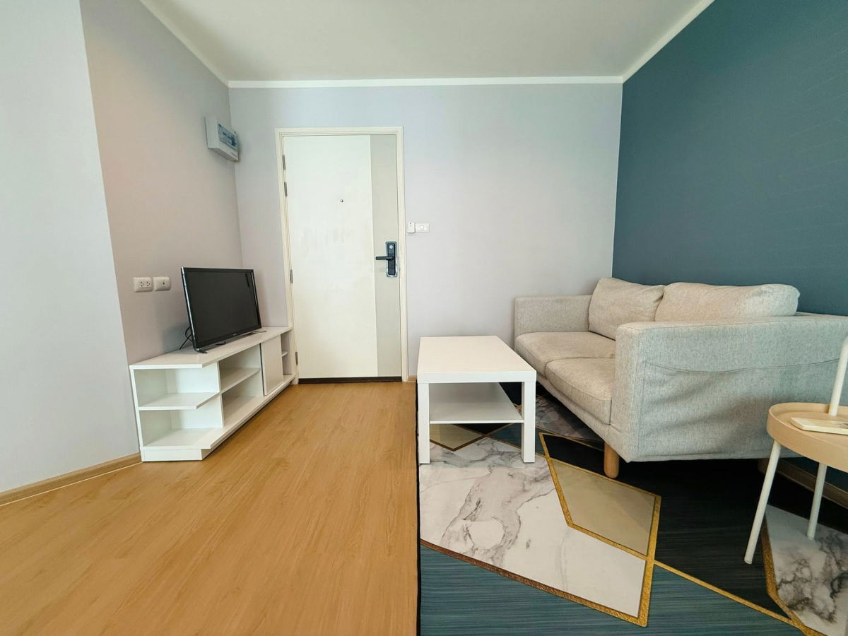 รูป ให้เช่าคอนโด ลุมพินี เมกะซิตี้ บางนา  ตึก B  26.5 ตรม. เฟอร์ครบ ห้องใหม่ สวย  - รูปที่ 4/9