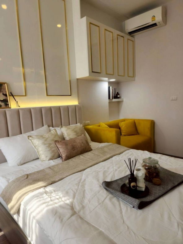 รูป ให้ เช่า คอนโด Knightsbridge Prime Onnut (ไนท์บริดจ์ ไพร์ม อ่อนนุช) 23 ตรม. ชั้น 33 วิวโค้งน้ำเจ้าพระยา - รูปที่ 3/11