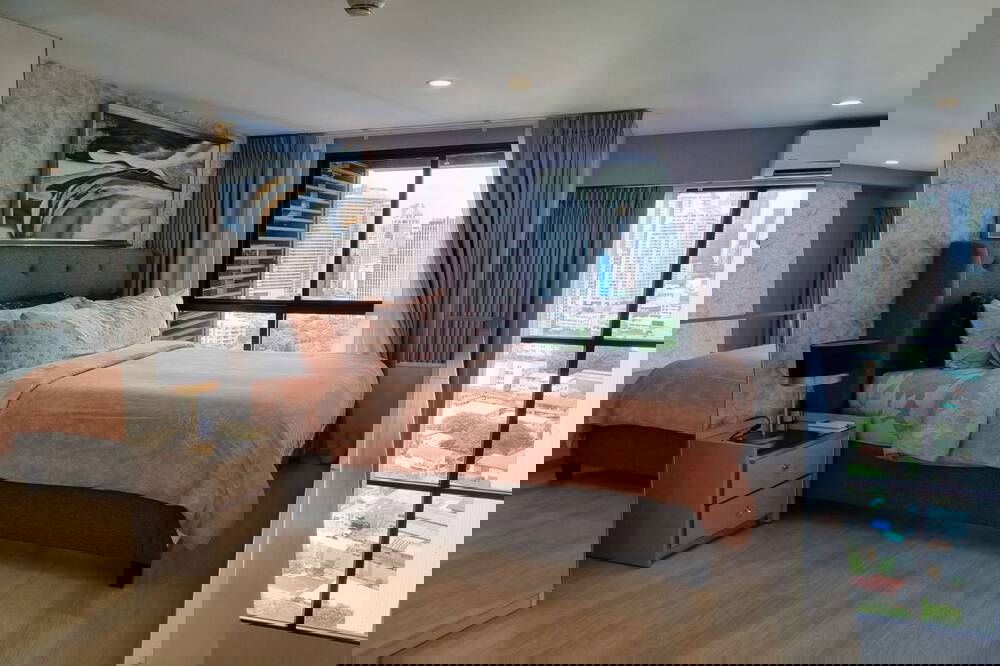 รูป 🔥 สำหรับเช่า !! ชั้นสูง 25++, ห้องหายาก!! Code C20240900039....KnightsBridge Prime Sathorn, 1 ห้องนอน Duo, 1 ห้องน้ำ, แต่งครบ, พร้อมเข้าอยู่ 📣📣 - รูปที่ 6/8