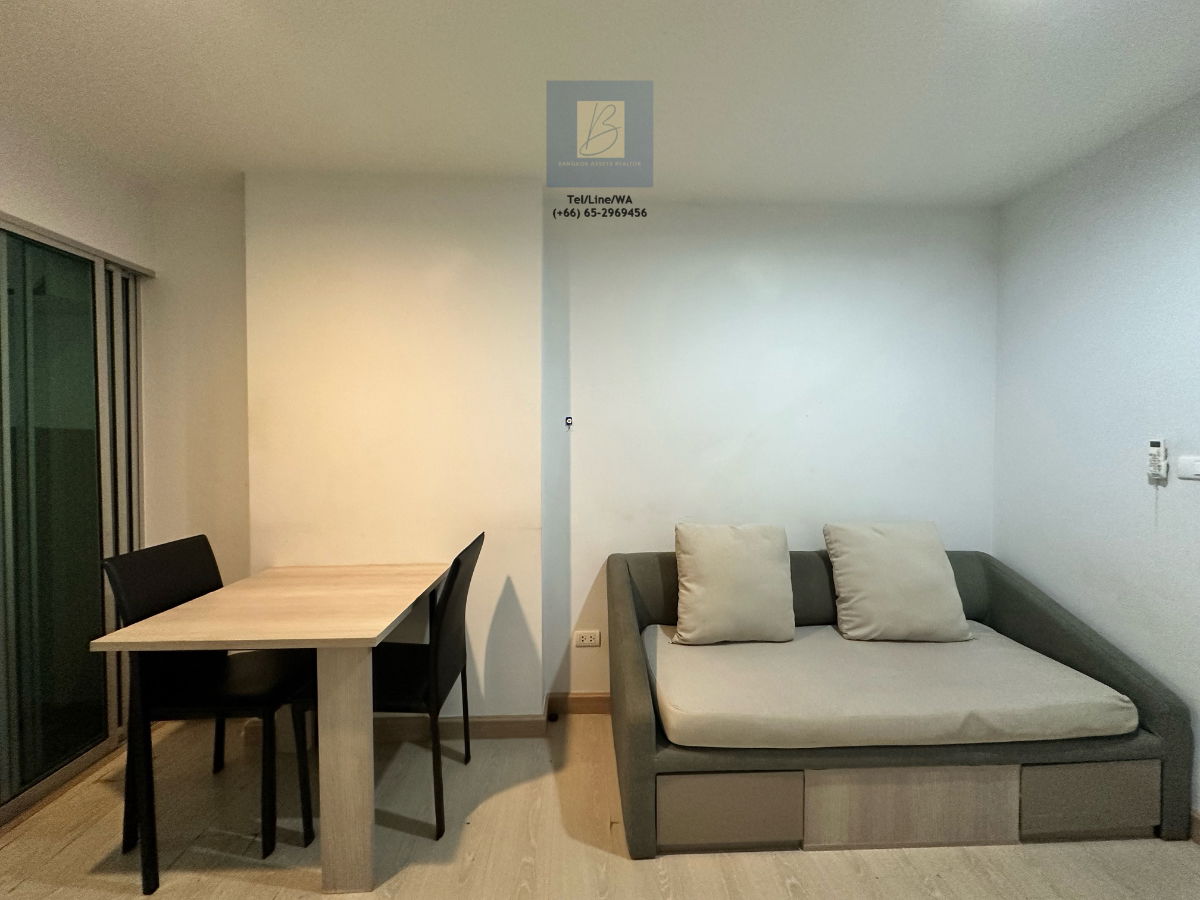 รูป ให้เช่าคอนโด 1 ห้องนอน ครัวปิด กั้นสัดส่วน ฟูกใหม่นิ่มมาก ใกล้ห้างและบีทีเอสสำโรง - รูปที่ 6/14