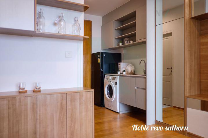 รูป ให้เช่าคอนโด โนเบิล รีโว สีลม อาคาร 1 ชั้น 26 1 ห้องนอน ขนาด 34.00 ตรม ใกล้ เซ็นทรัล สีลม คอมเพล็กซ์ - รูปที่ 5/8