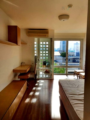 Condos for rent Chaturathit Road : 🎉 For Rent Condo I-HOUSE RAMA IX - EKAMAI Building A, Floor 5,Studio, Room size 28 sqm