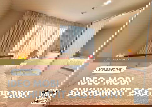 ให้เช่า ✨ IDEO Mobi Sukhumvit Eastpoint ✨ ใกล้ BTS บางนา เฟอร์นิเจอร์ และ เครื่องใช้ไฟฟ้าครบ