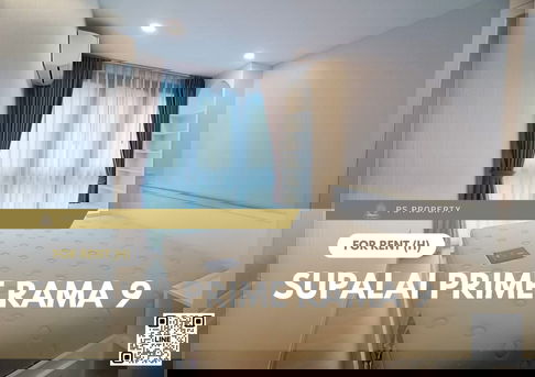 ให้เช่า 📍 Supalai Prime Rama 9 📍2 ห้องนอน เฟอร์นิเจอร์ และ เครื่องใช้ไฟฟ้าครบ ใกล้ MRT พระราม 9