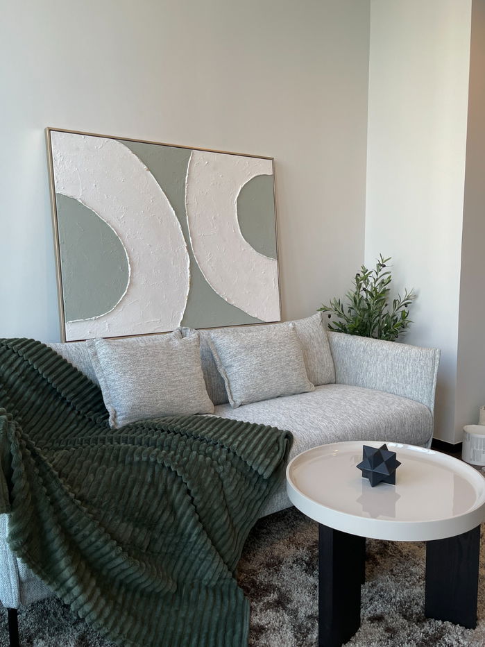 รูป ให้เช่า ห้องใหม่ 1 ห้องนอน แต่งครบ พร้อมเข้าอยู่ - รูปที่ 3/6