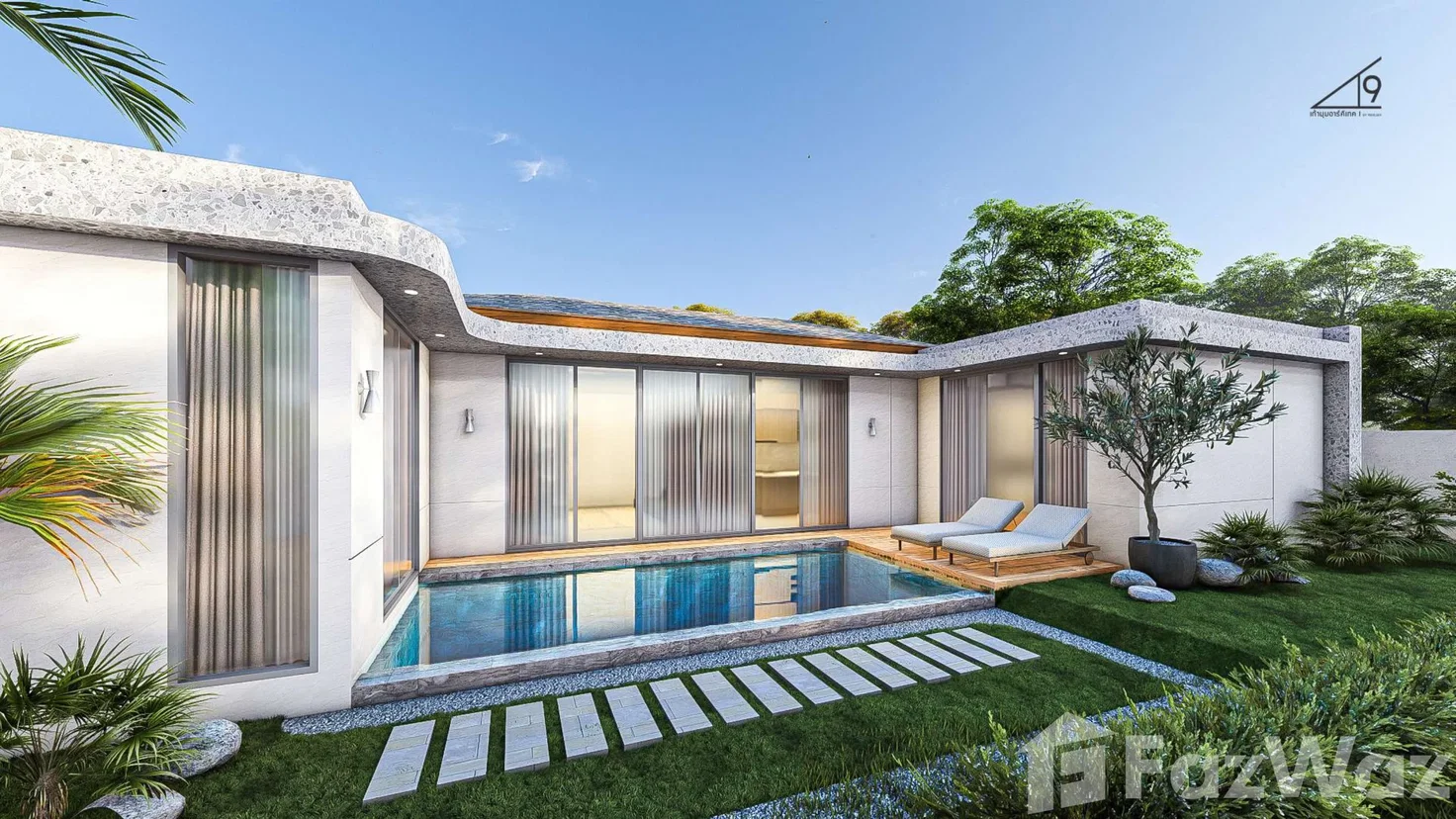 รูป ขาย วิลล่า 2 ห้องนอน ในโครงการ กรีนฟิลด์ เรสสิเดนซ์ 5564554 - รูปที่ 1/7