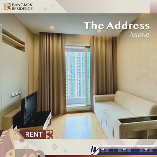 รูปภาพ  The Address Asoke 🌠Stunning high-floor unit with a beautiful view 🌃Near MRT Phetchaburi 