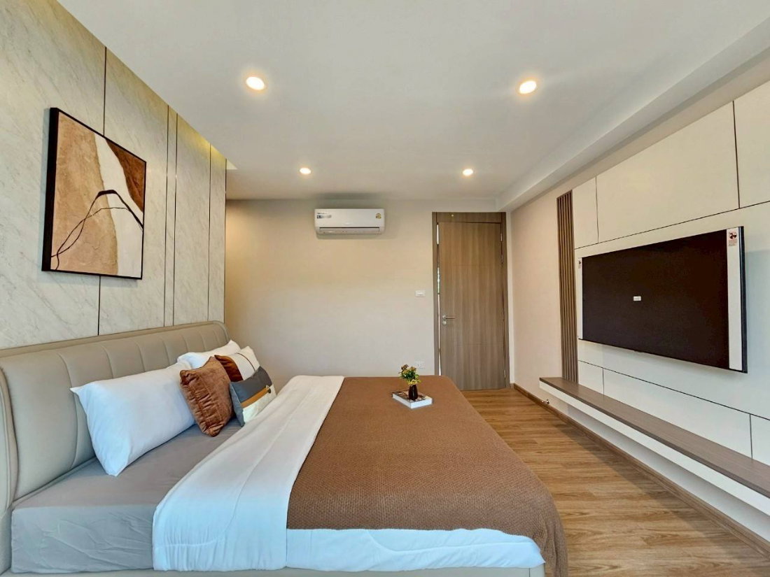 รูป KT0240📲LineID @556ryccg🏖️Pool Villa สร้างใหม่ ใกล้ชายหาดจอมเทียน 93.5ตรว 4ห้องนอน🏊พร้อมสระว่ายน้ำ🌷สวน🪑เฟอร์นิเจอร์ - รูปที่ 12/18