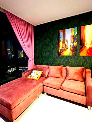 คอนโดให้เช่า : ให้ เช่า คอนโด Phyathai Place (พญาไท เพลส) 60 ตรม. 2 นอน 1 น้ำ ชั้น 24 ใจกลางเมือง วิวรถไฟฟ้า