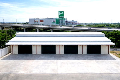 เช่าโรงงาน ม.รังสิต : ใกล้ทางด่วนศรีสมาน โกดังให้เช่า 1 ห้องน้ำ และโรบินสัน ศรีสมาน ภายใน 1 กม. 200 ตร.ม. ลึก 25 ม. ถนนกว้าง 10 ม. เหลือ 2 ยูนิตสุดท้าย