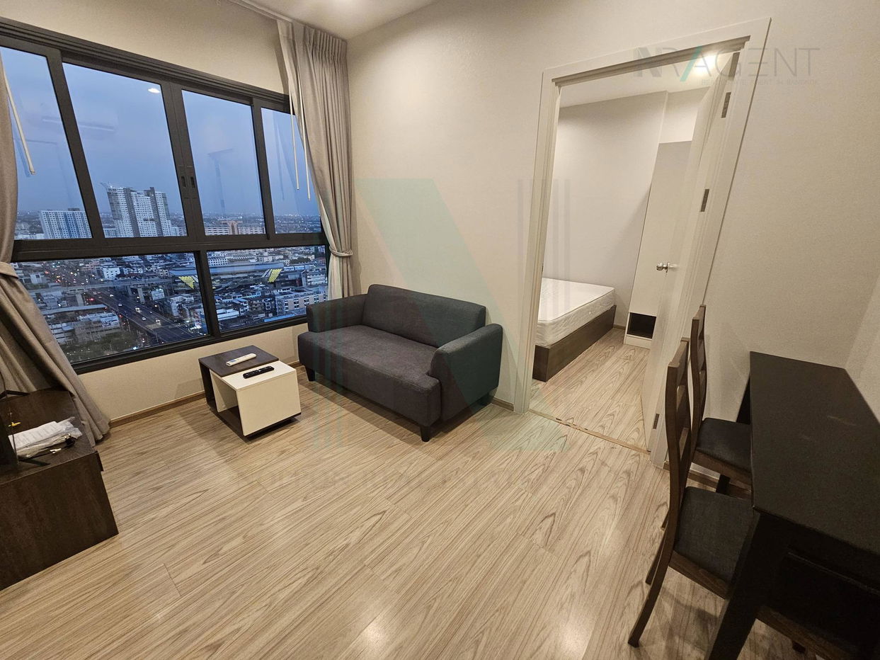 รูป 🚩 ขายคอนโด เดอะ ทรี หัวหมาก อินเตอร์เชนจ์ อาคาร B ชั้น 25 1 ห้องนอน ขนาด 26 ตรม ใกล้ The Mall บางกะปิ - รูปที่ 5/8